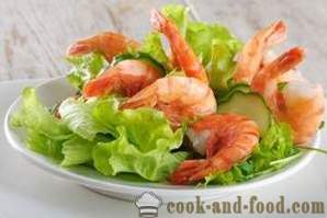 Delicious salad with shrimp and avocado - recipe with photos, step by step, easy, easy ... Marine