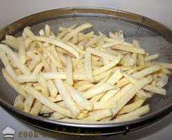 How to fry the potatoes in a pan: tasty, with a crust, crispy, just like fries recipe with video and photos