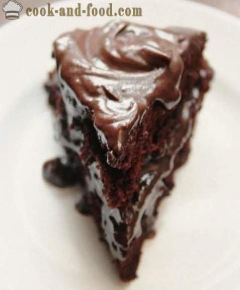 Chocolate cake - simple and delicious, incremental fotoretsept.