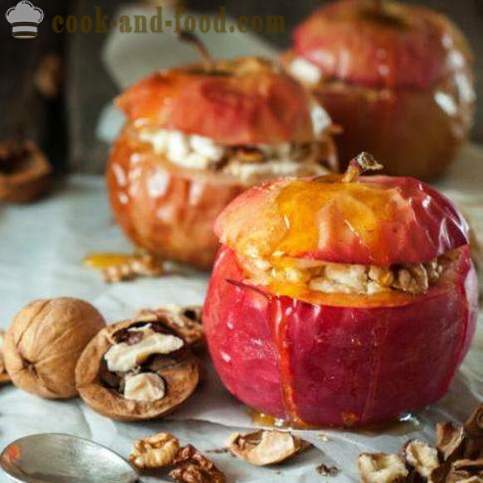 How to cook baked apples - video recipes at home