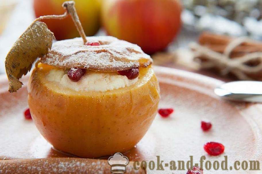 How to cook baked apples - video recipes at home