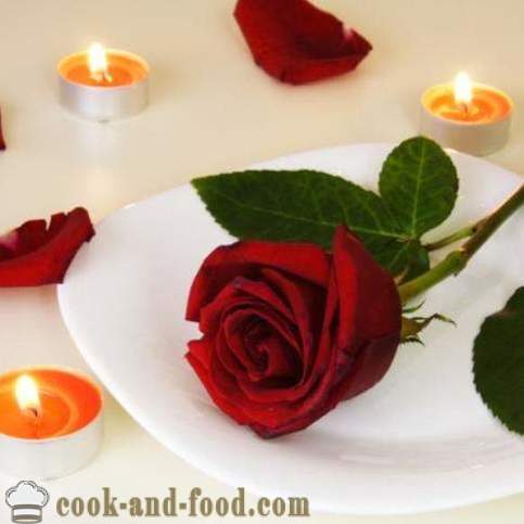 A romantic dinner or menu for two - video recipes at home