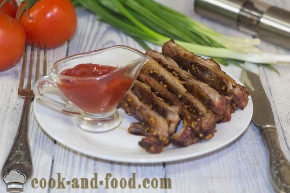 Unusual dishes: pork with mustard sauce - video recipes at home