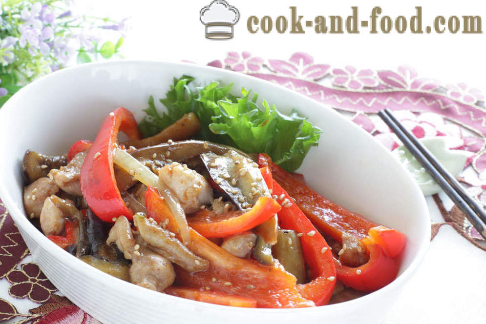 Recipes Eggplant in Korean