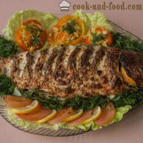Recipes baked in the oven carp - video recipes at home