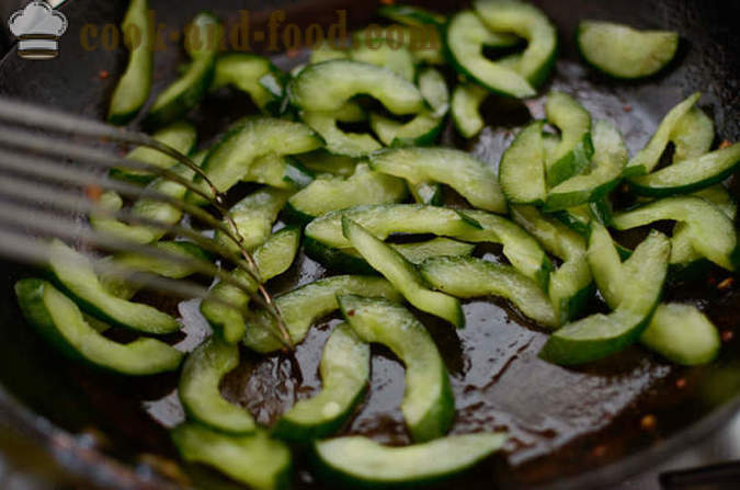 Fried cucumber: an unexpected taste of familiar vegetable - video recipes at home