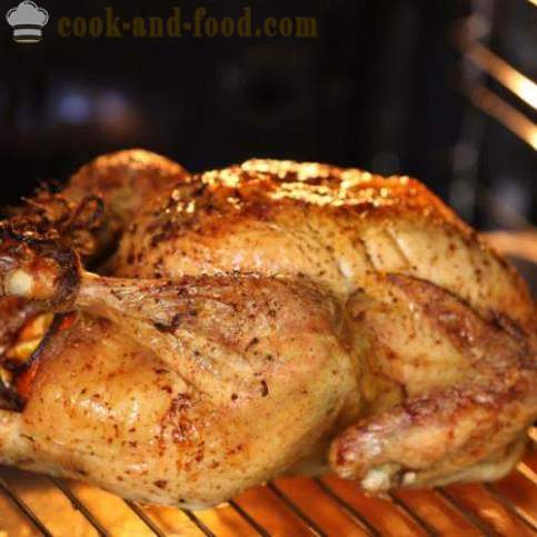 How delicious baked chicken in the oven - video recipes at home