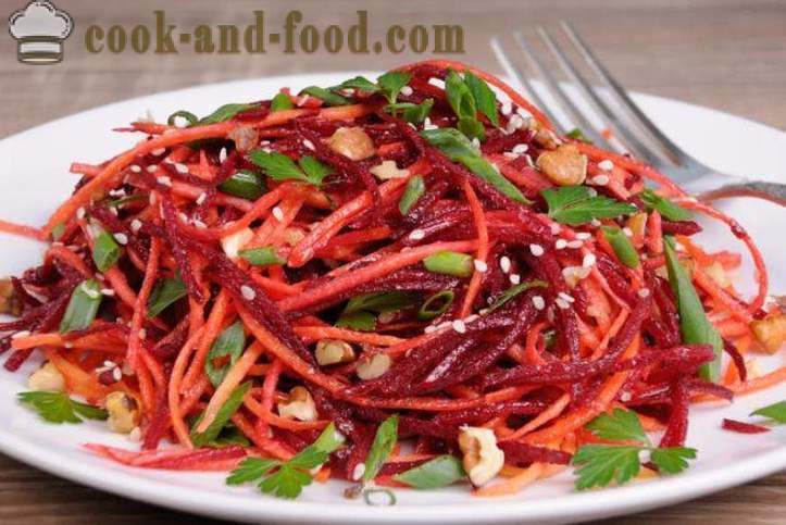 Vitamin-rich meals: 5 salad recipes from beets and carrots - video recipes at home