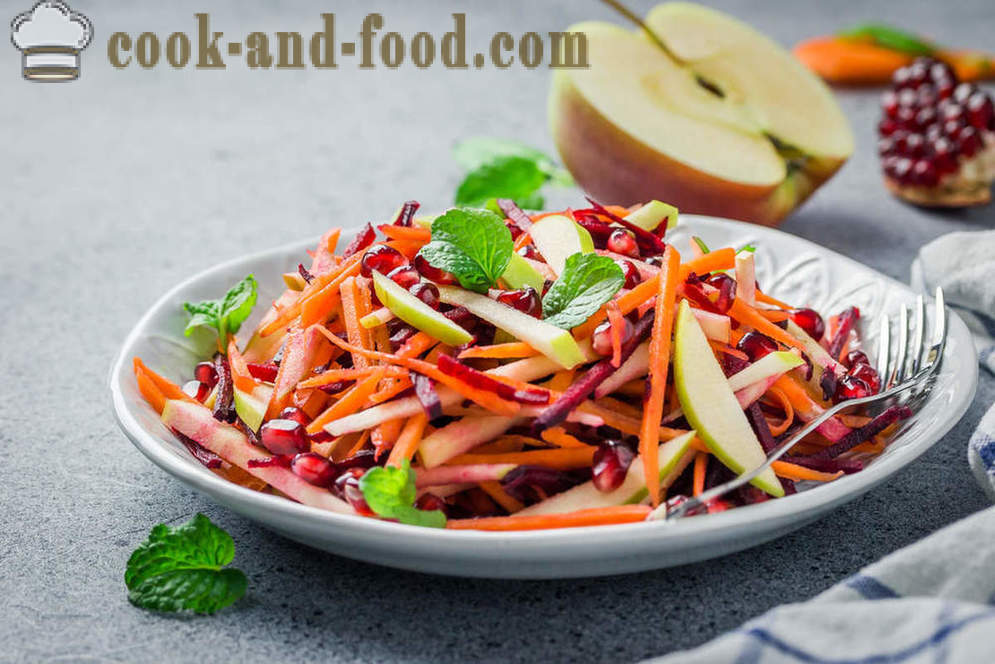 Vitamin-rich meals: 5 salad recipes from beets and carrots - video recipes at home