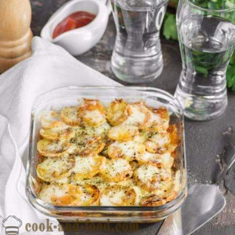 Cooking at home: potato casserole with sausage - video recipes at home