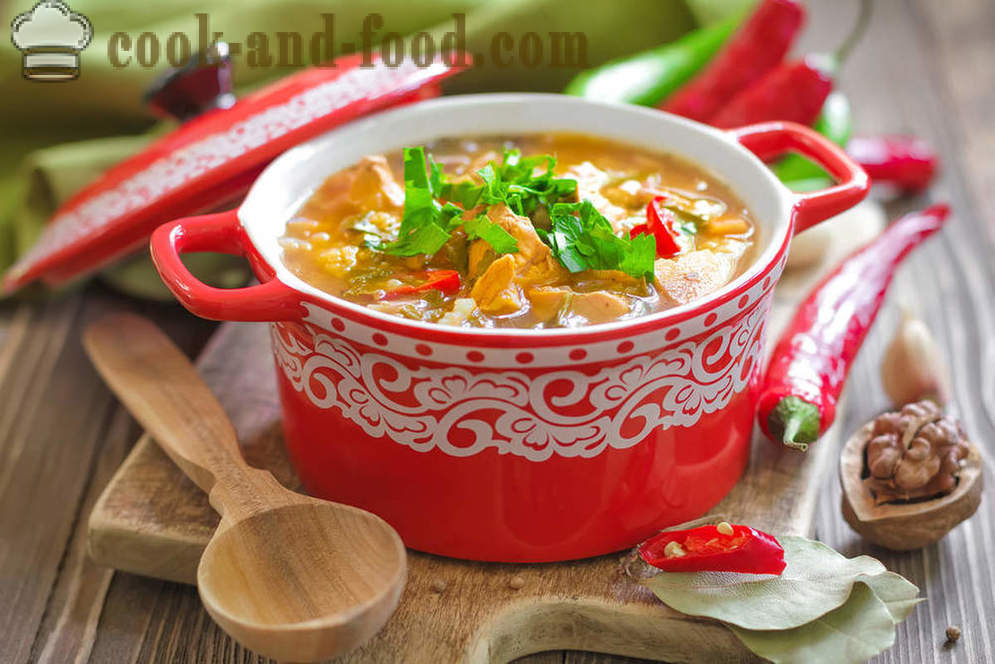 Recipe for soup Kharcho at home