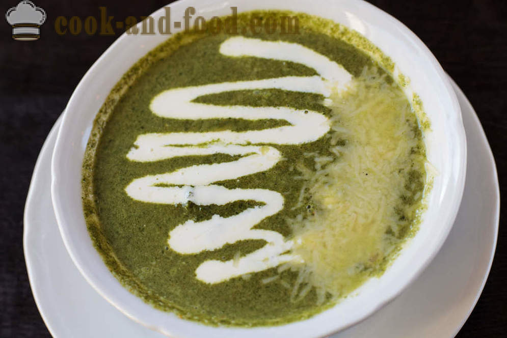 Soup of green peas: three original recipe