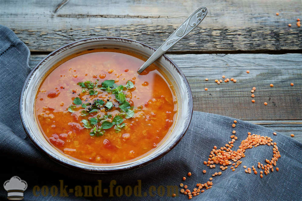 Red lentils: cooking rules