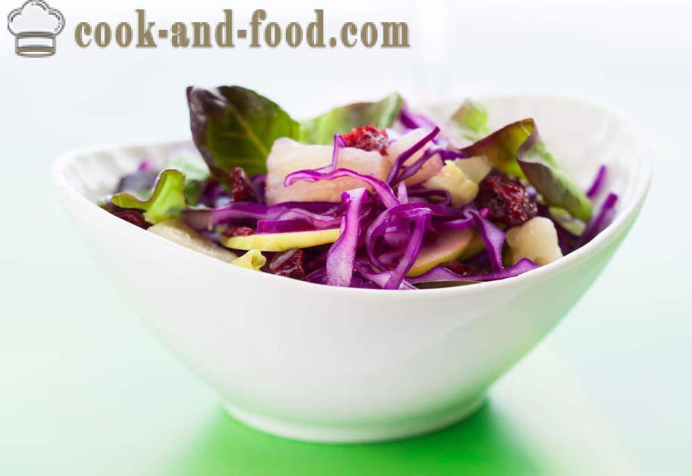 Red cabbage: three healthy salad recipe