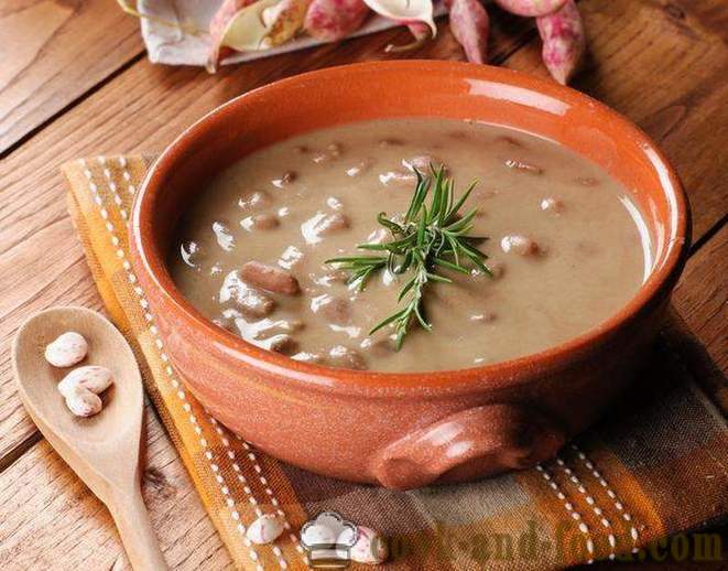 Recipe preparation puree soup bean - video recipes at home