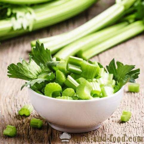 Cooking vitamin salad of celery - video recipes at home