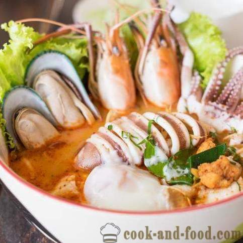 Three delicious soup recipe seafood