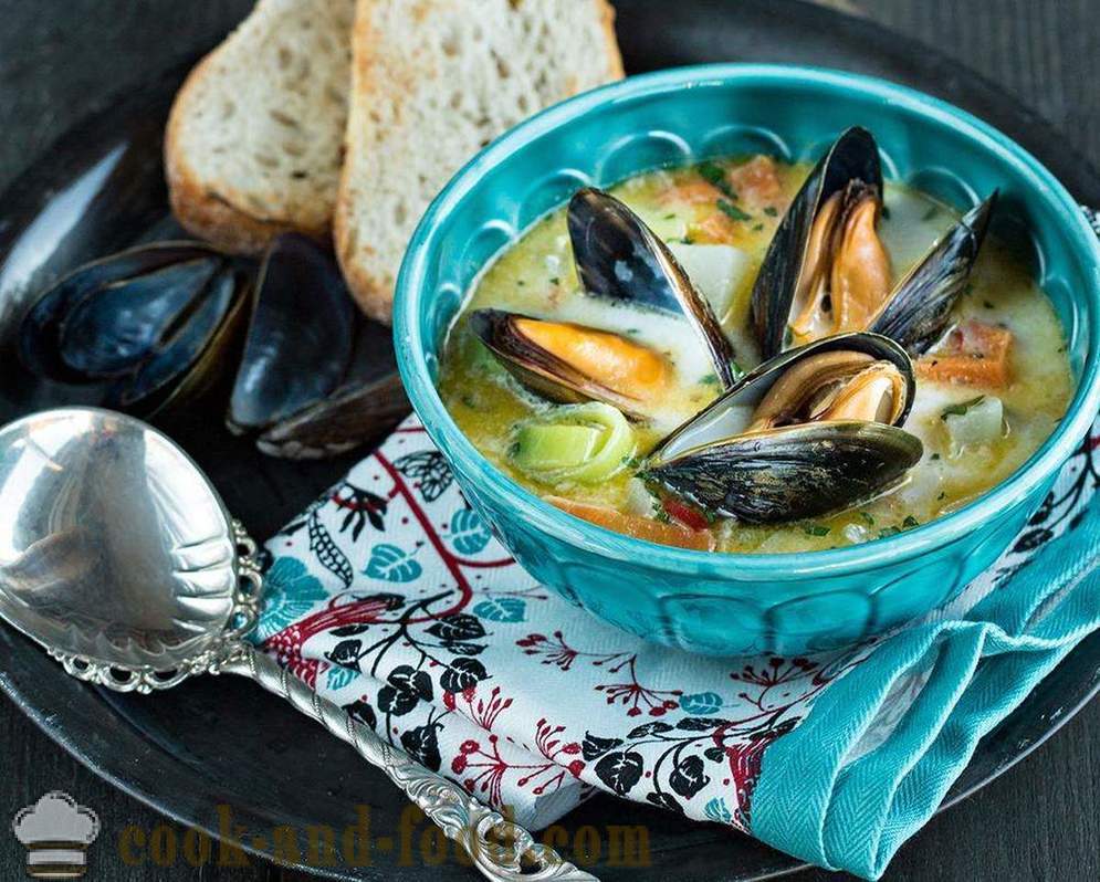 Three delicious soup recipe seafood