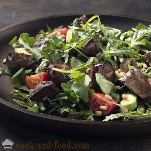 Recipe for Warm salad with chicken liver - video recipes at home
