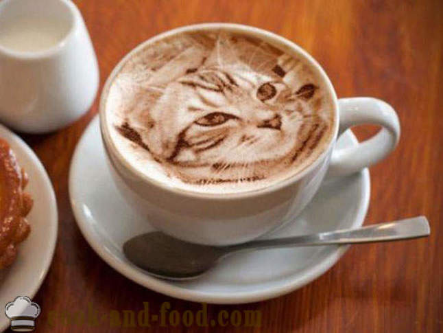 Drawings on Coffee: painting latte art