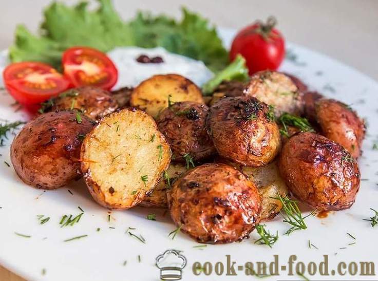 Bachelor dinner: three for original dishes new potatoes - video recipes at home
