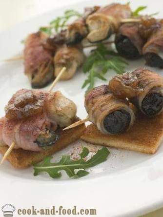 Devils on horseback gallop in the New Year's table - video recipes at home
