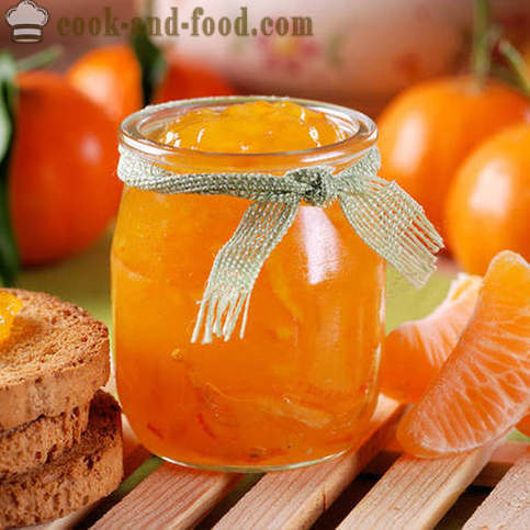 Recipe flavored jam mandarin